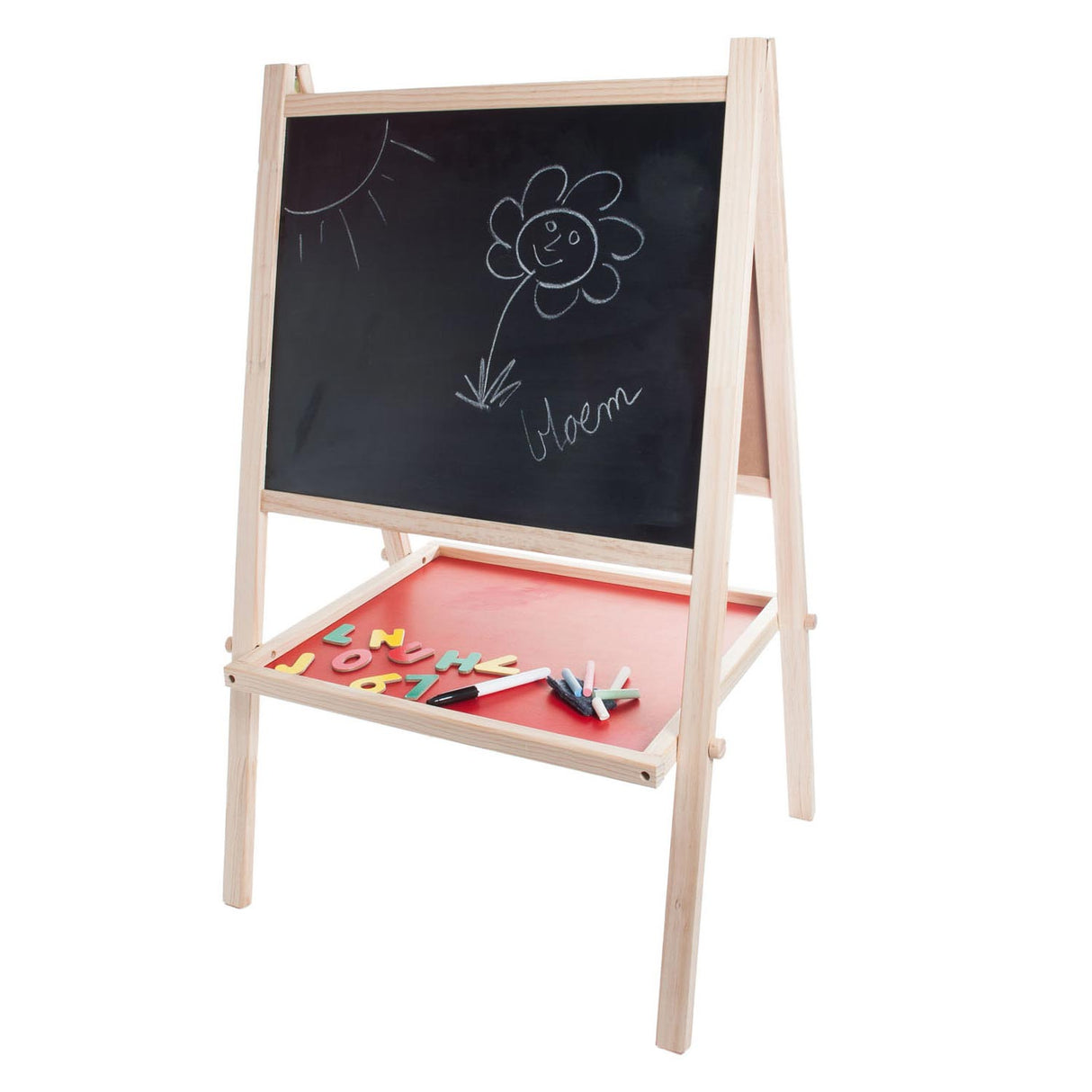 School- en whitebord hout