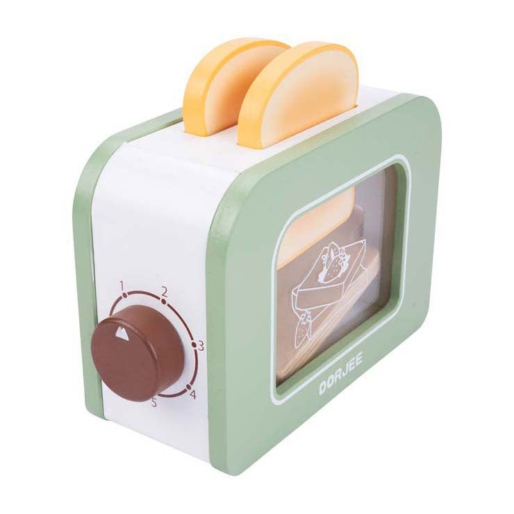 Houten broodrooster met timer