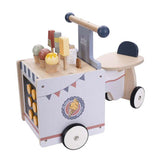 Houten loopfiets ijskar jack jacky