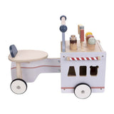 Houten loopfiets ijskar jack jacky