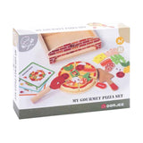 Houten gourmet pizzaset, 20dlg
