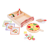 Houten gourmet pizzaset, 20dlg