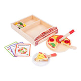 Houten gourmet pizzaset, 20dlg