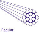 Elvedes Gasbinnenkabel universeel 2250mm 7,7 draads V-nippel (op kaart)