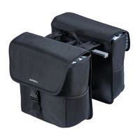 Basil tas go mik dubbel zwart | 32l