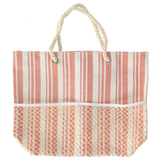 Strandtas met strandmat en kussen