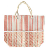 Strandtas met strandmat en kussen