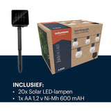 Tuinverlichtingslinger op zonne energie 4,9m