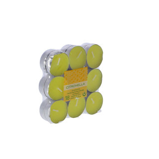 Spaas theelichten citronella 4 uur 18 stuks