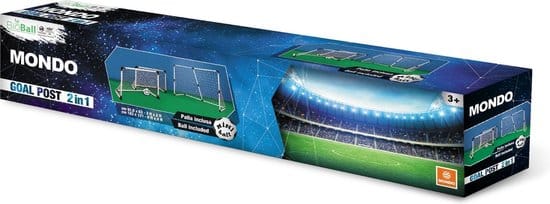 Mondo voetbal goal 2 in 1 183x121 cm groot