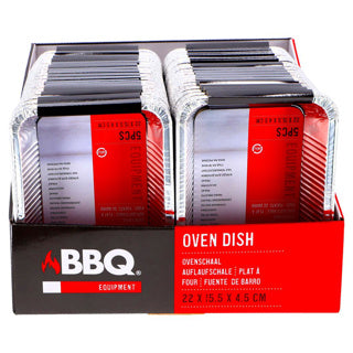 Bbq bereidingsbak set van 5 stuks