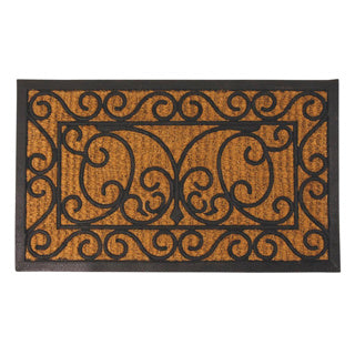 Esschert design deurmat rubber kokos l
