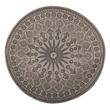 Esschert design tuintapijt grijs rond 170 cm