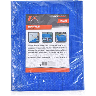 No brand afdekzeil 2x3 meter blauw
