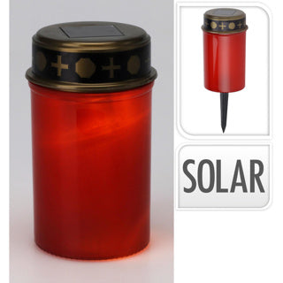 No brand graflicht solar rood led
