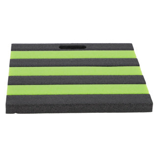 Kniemat 35 x 30 cm zwart groen
