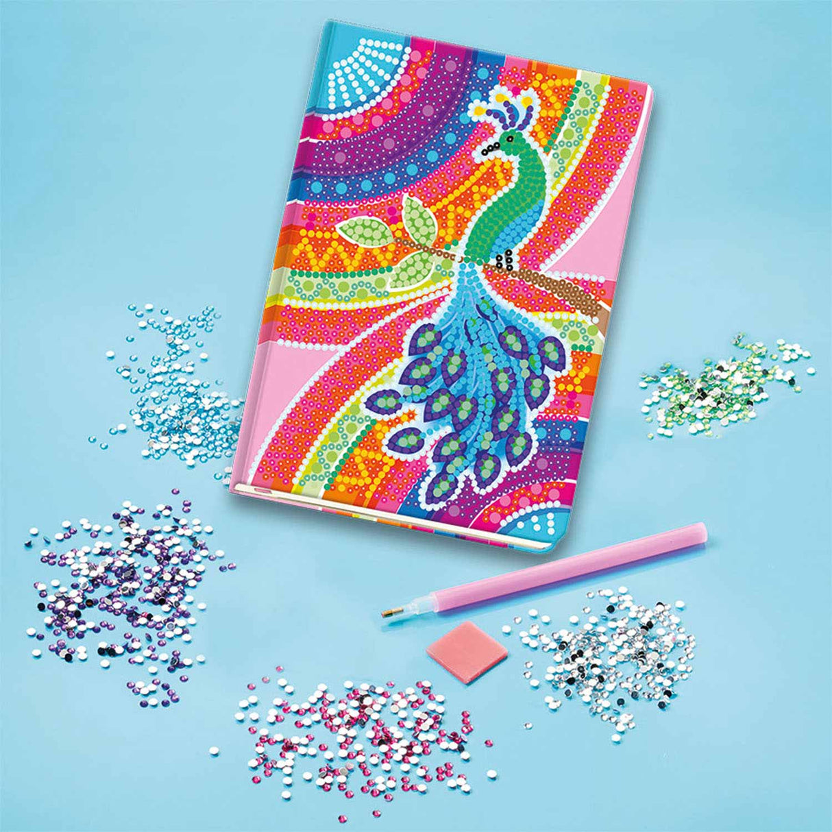 Totum diamond painting dagboek - pauw