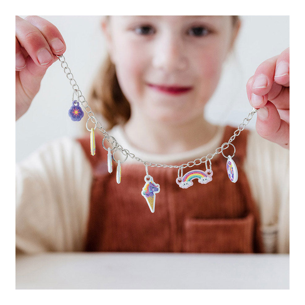 Totum eenhoorn - puffy bedelarmbandjes