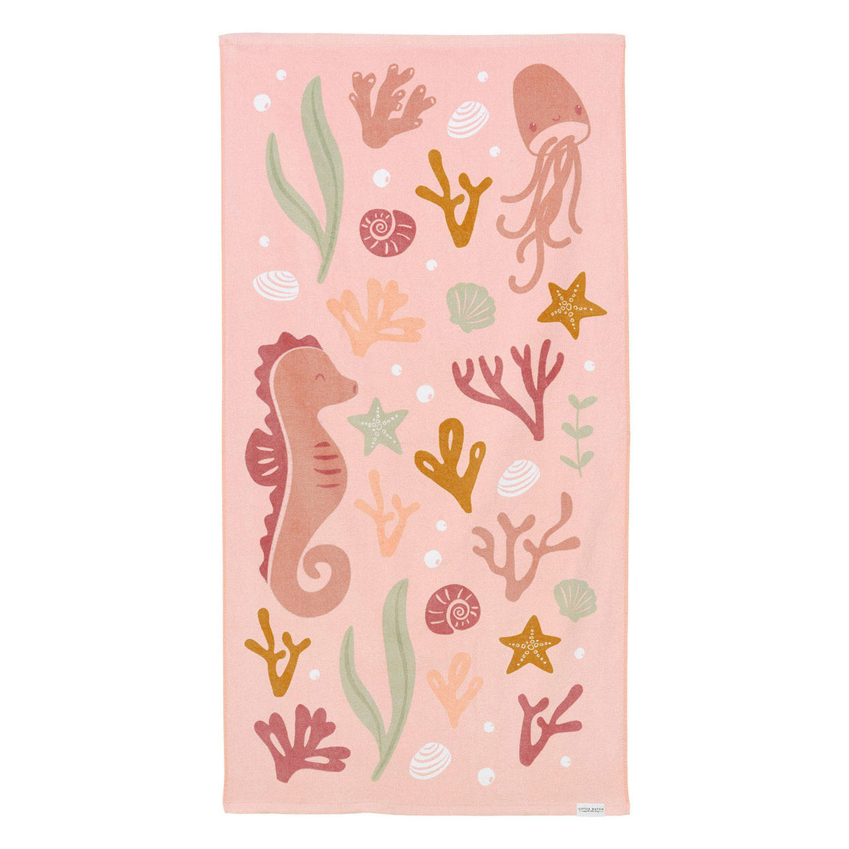 Little dutch badlaken ocean dreams roze