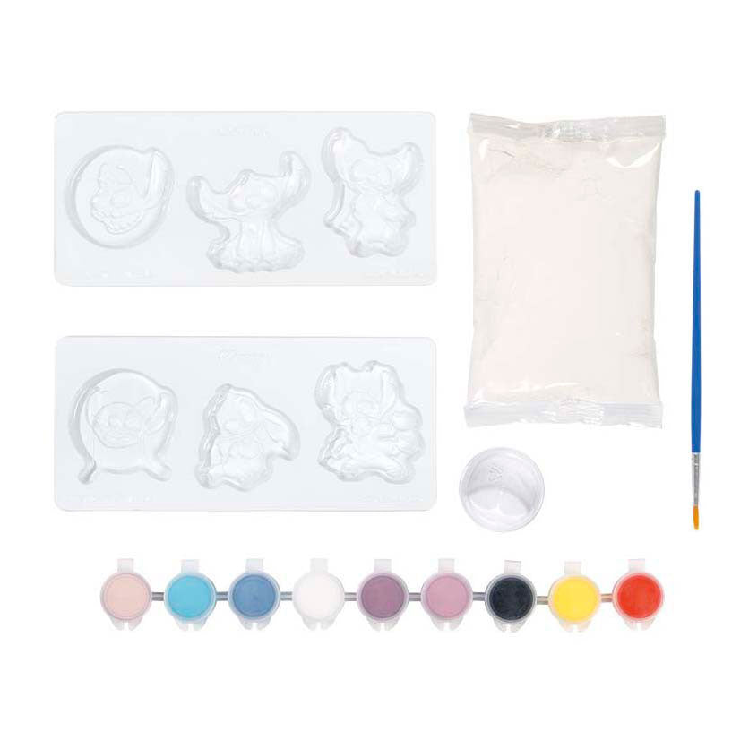 Creative craft group totum 3in1 stitch diamond painting, armbanden maken en gips gieten knutselset
