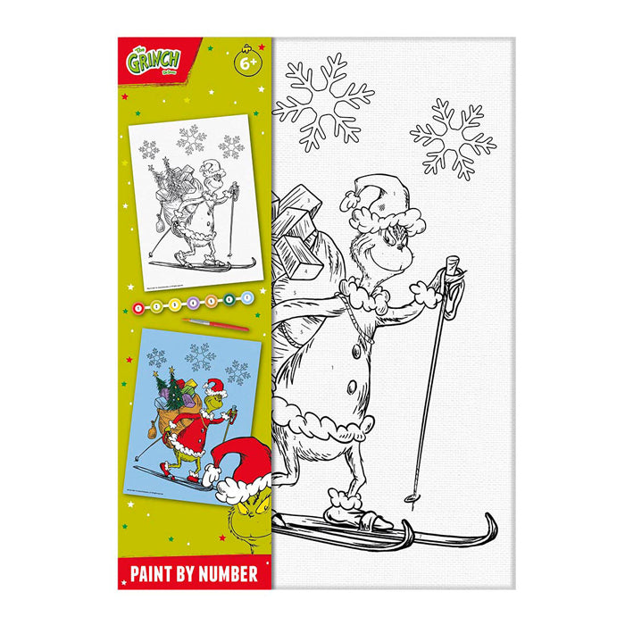Totum schilderen op nummer grinch