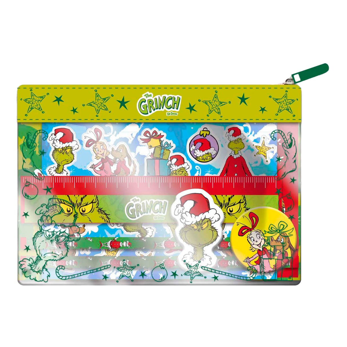 Creative craft group totum gevulde etui grinch