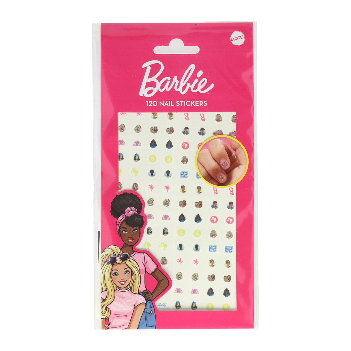 Creative craft group nagelstickers barbie, 120st.
