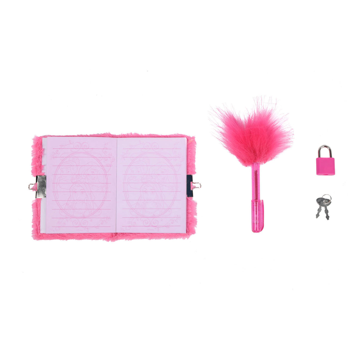 Canenco disney prinses dagboek pluche met pen