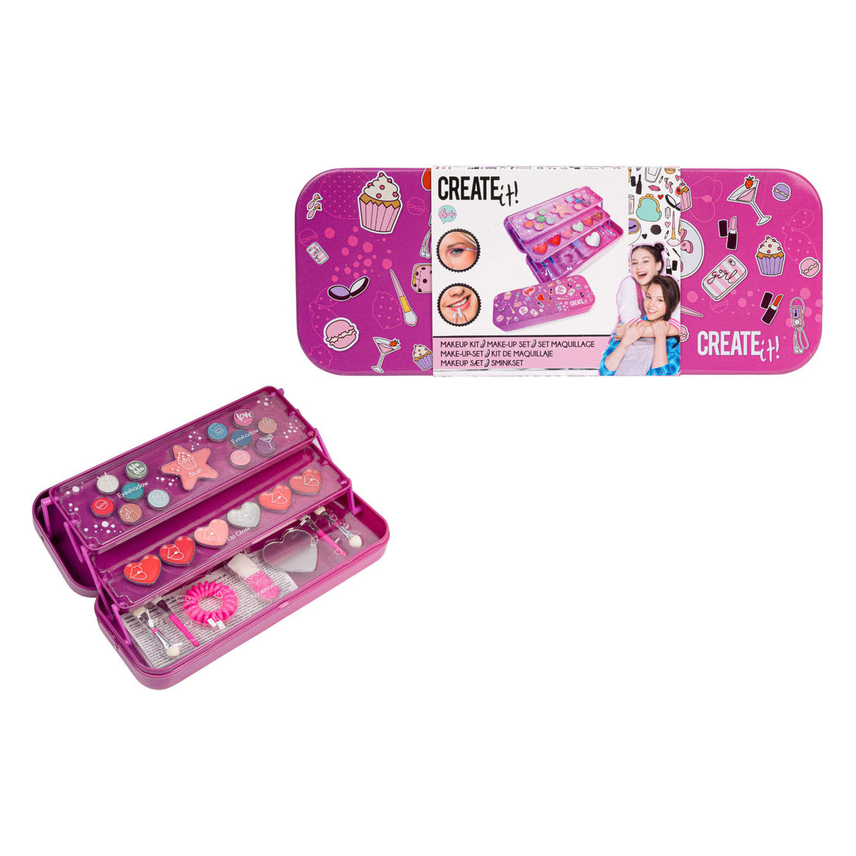 Create it! beauty 3-laags make-up blik