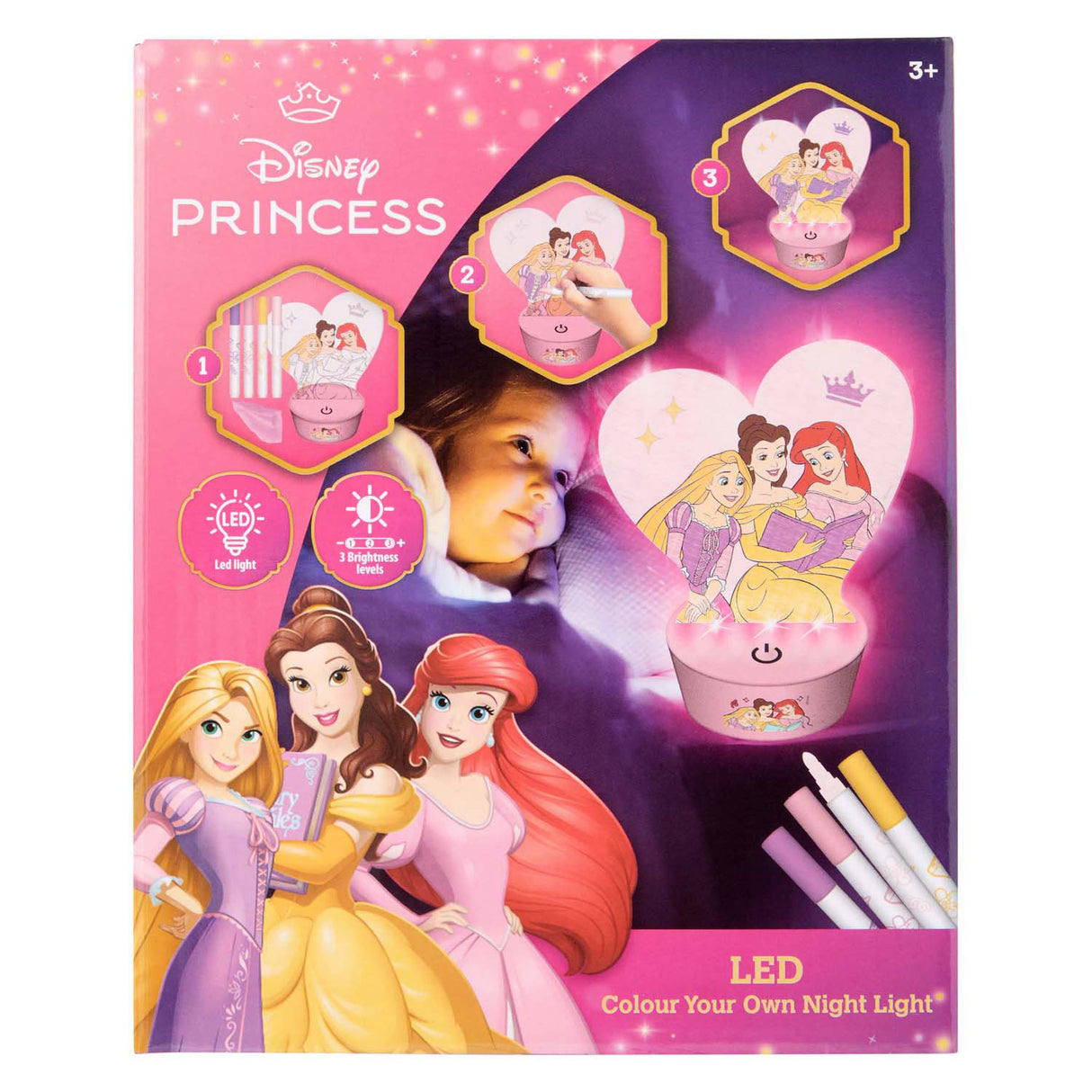 Canenco disney prinses maak je eigen led nachtlampje