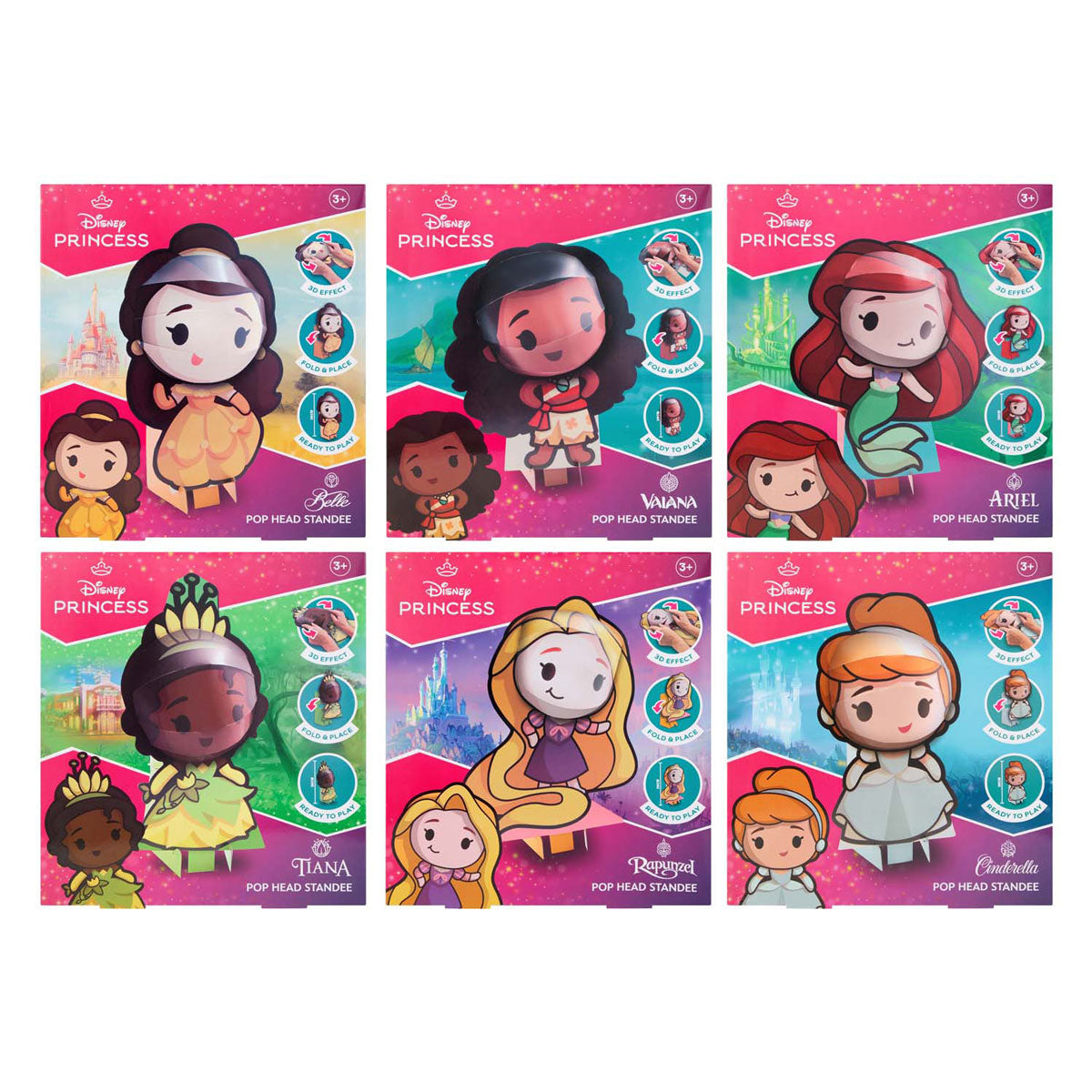 Canenco vouw je eigen disney prinses 3d figuur karton