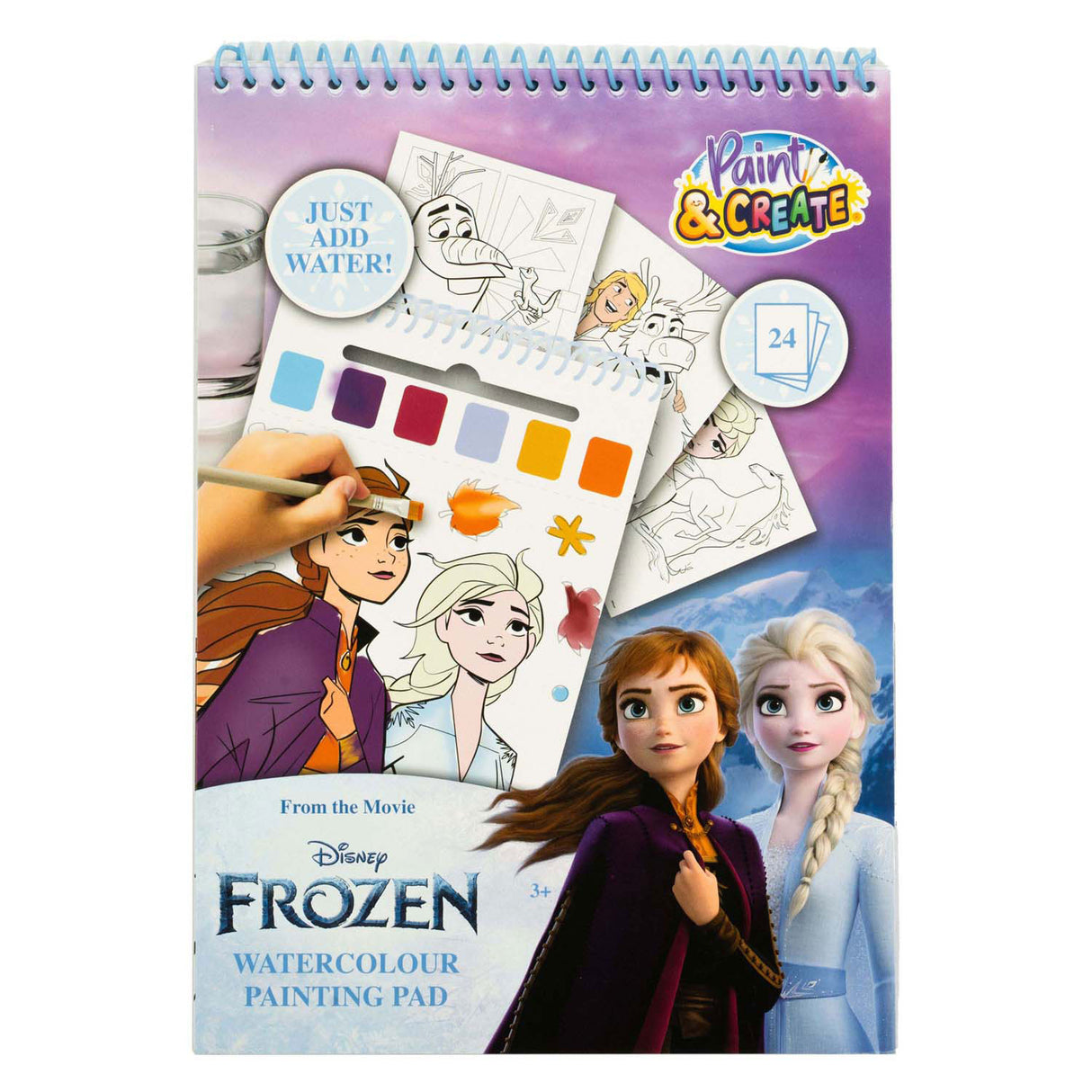 Canenco Frozen Water Verfset Boek - incl kwast