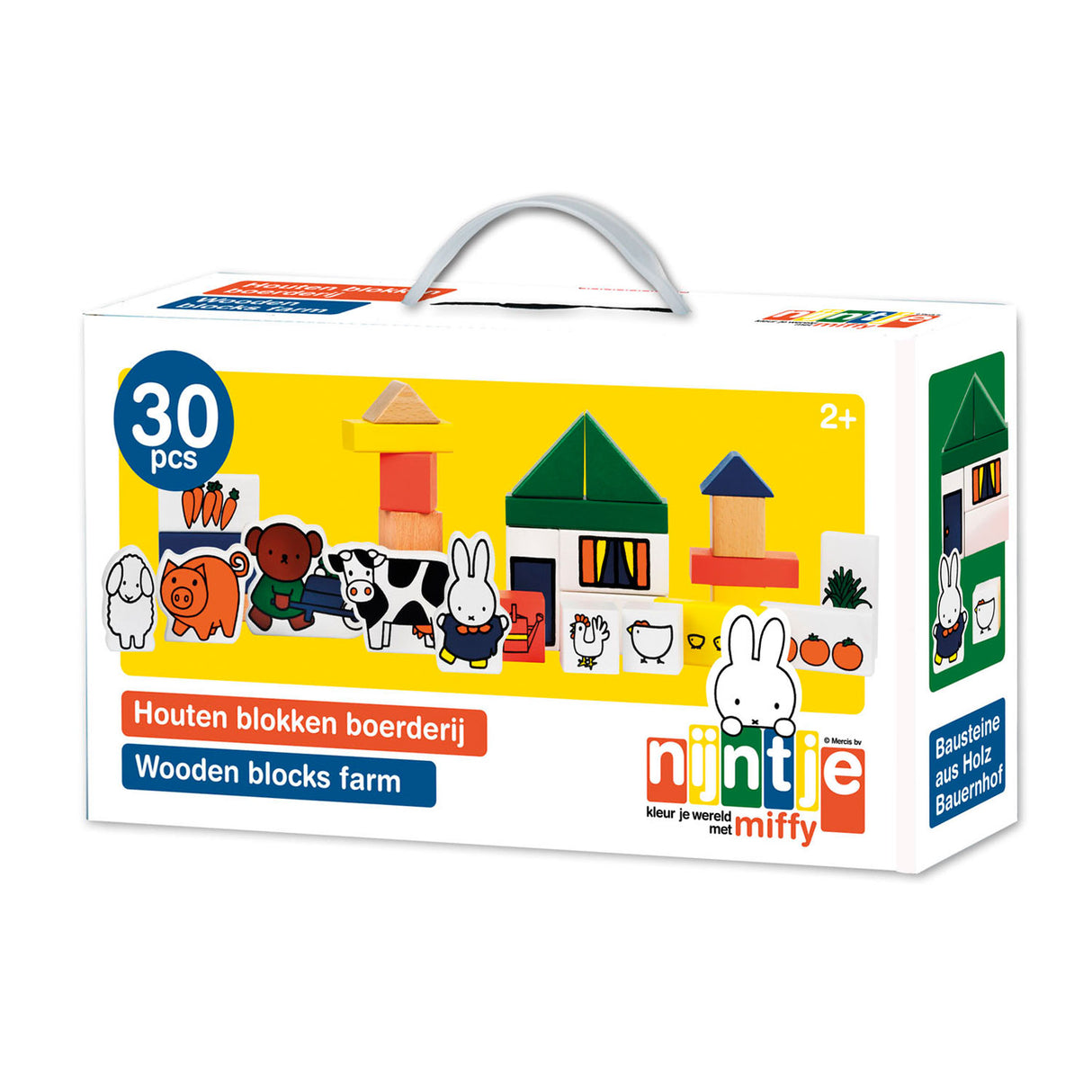 Boosterbox nijntje houten boerderij blokken 33410