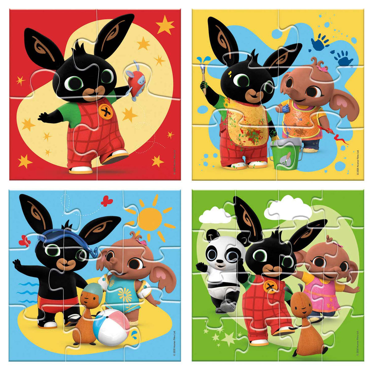 Bambolino toys bing puzzel, 4in1