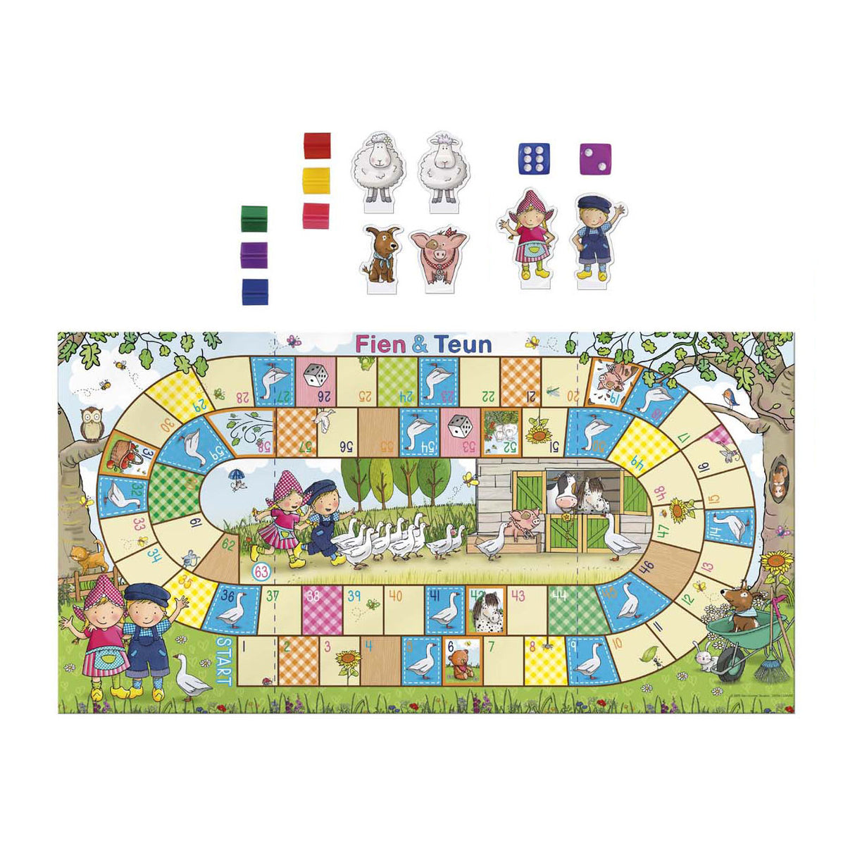 Bambolino toys fien teun ganzenbord