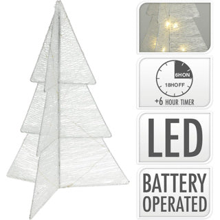 Boom vouwbaar met led 50 cm wit