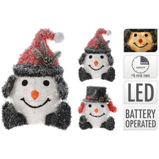No brand sneeuwpop 36cm 42cm led 2ass