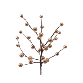 Steker foam foam berries goud
