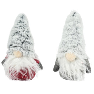 No brand kerst gnoom 20 cm 2 assorti
