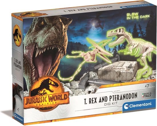Clementoni Jurassic World T-Rex Pteranodon Graafset
