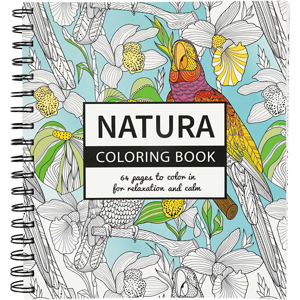 Creativ company kleurboek, natura, afm 19,5x23 cm, aantal pagina's 64, 1 stuk