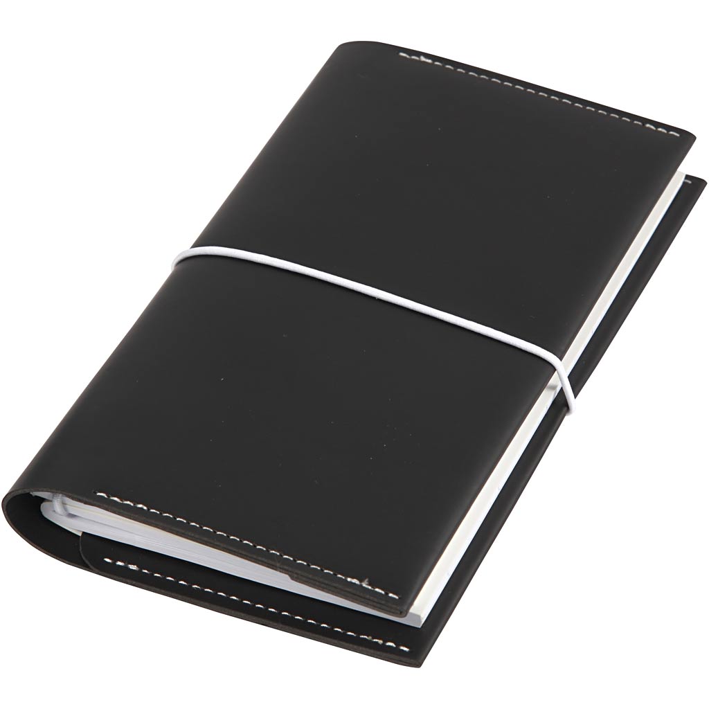 Creativ company planner bulletjournal, afm 10x18x1,5 cm, elastieksluiting, zwart, 1 stuk