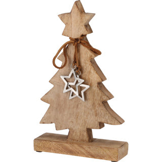 Kerstboom hout 30cm