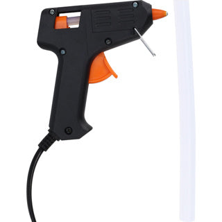 Lijmpistool zwart 10 watt