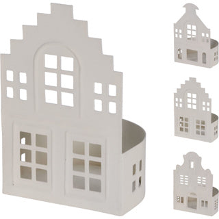 Huis 12cm 3ass wit