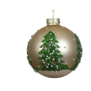 Kerstbal glasdia8cm