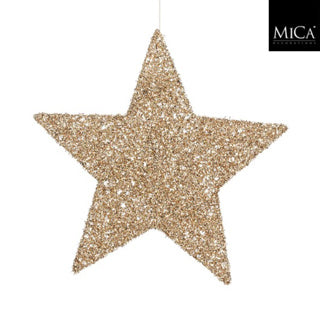 Edelman ster hangend champagne - d40cm