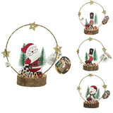 Kerst figuur op standaard led 4 assorti