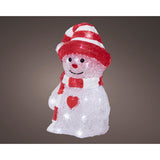 Kaemingk led sneeuwpop acryl steady buitenl.13.3cm x w.16.8cm x h.25.2cm