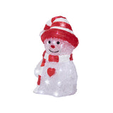 Kaemingk led sneeuwpop acryl steady buitenl.13.3cm x w.16.8cm x h.25.2cm